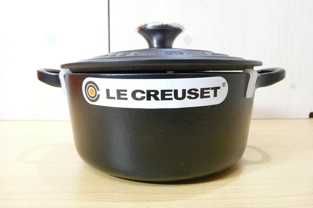 LE CREUSET ココット・ロンド 18cm サテンブラック 両手鍋