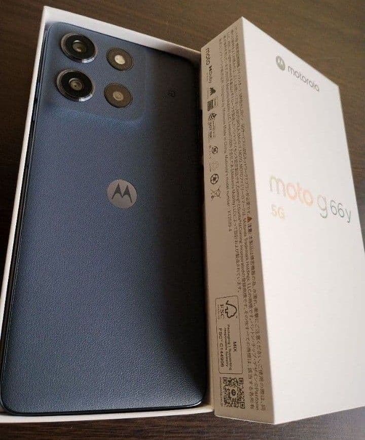 motorola moto g66y 5G ブラック 黒 本体 スマホ端末