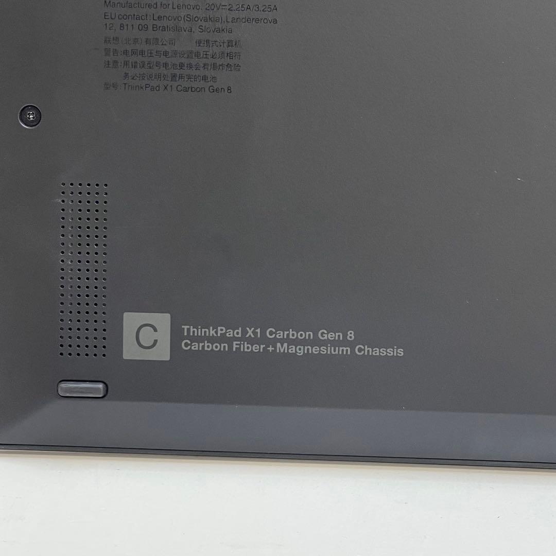 #164 レノボ ThinkPad X1 carbon Gen 8 i5 8GB