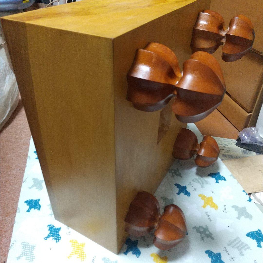 岡村碁盤店銀杏脚付き # 囲碁盤