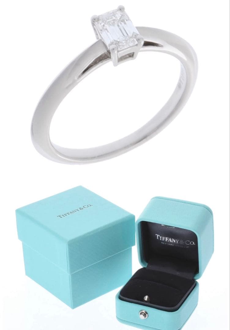 TIFFANY トリプルエクセレント ダイヤ0.31ct Pt950 リング
