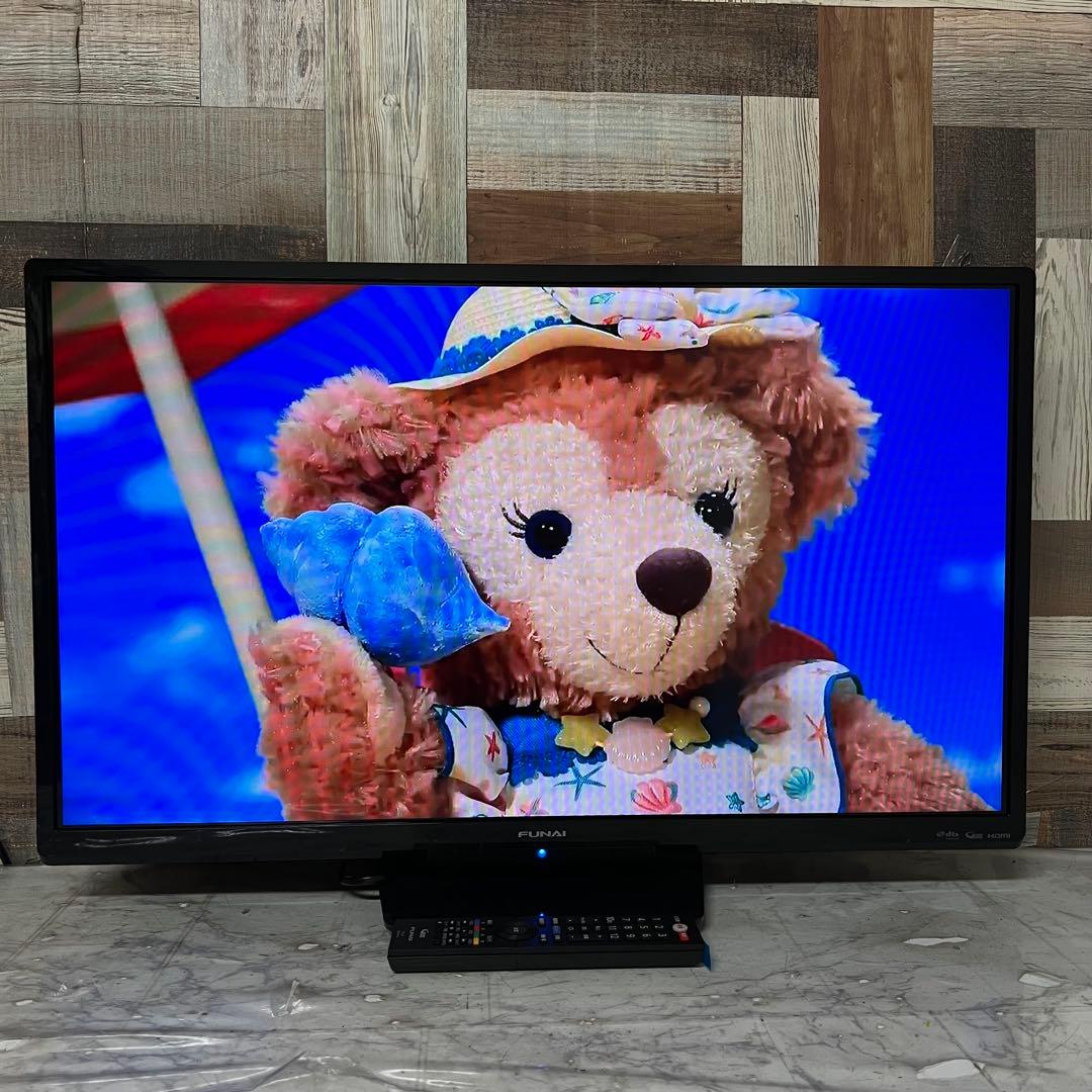 全国送料込❣️フナイ32型地デジBS CS液晶テレビ外付HDD対応(裏番組録画可