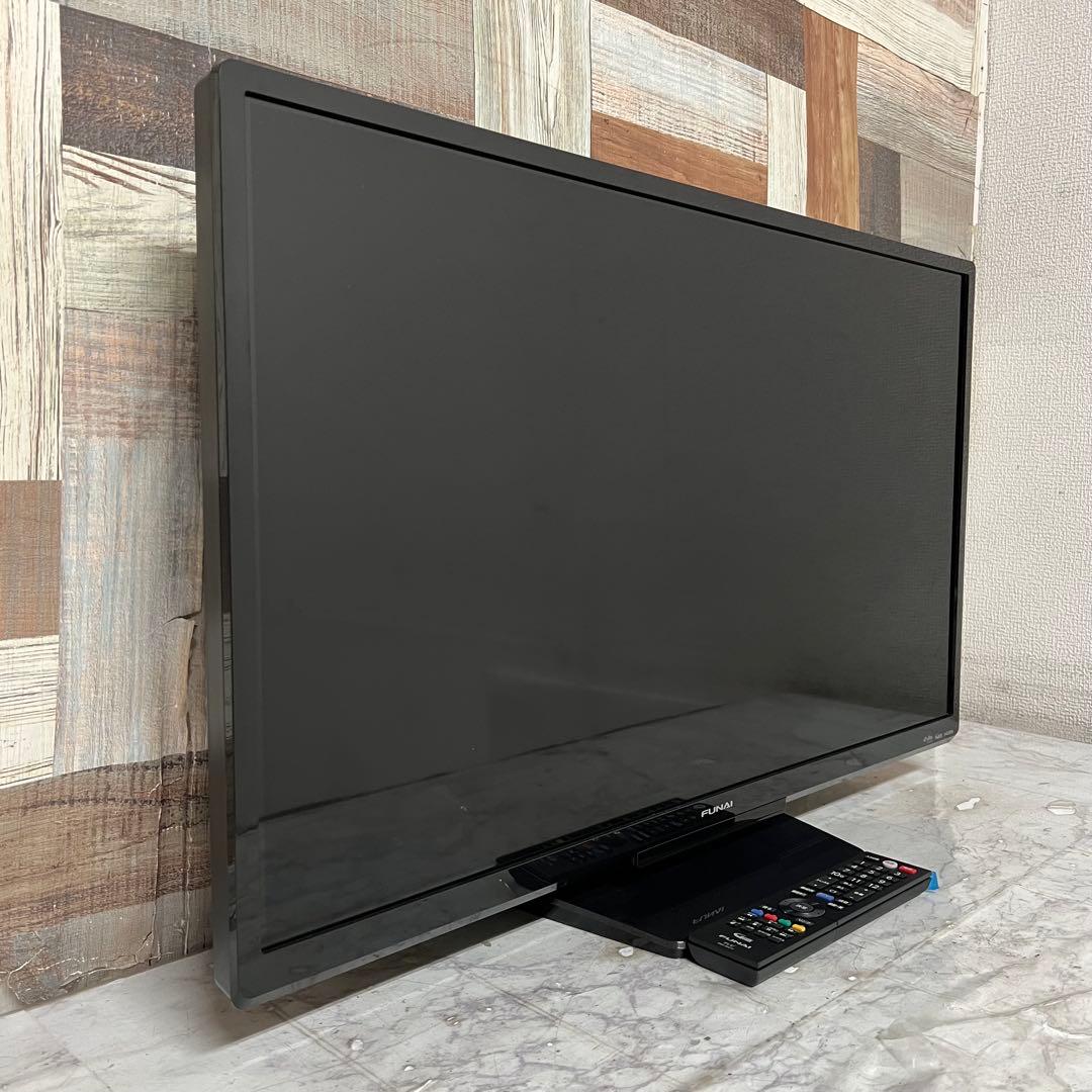 全国送料込❣️フナイ32型地デジBS CS液晶テレビ外付HDD対応(裏番組録画可