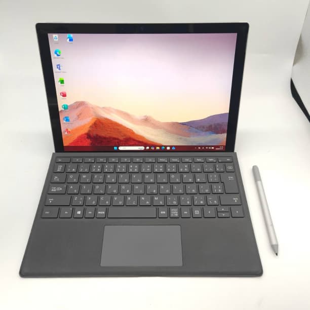 ペン付き Surface Pro7 SSD128GB タブレットPC オフィス