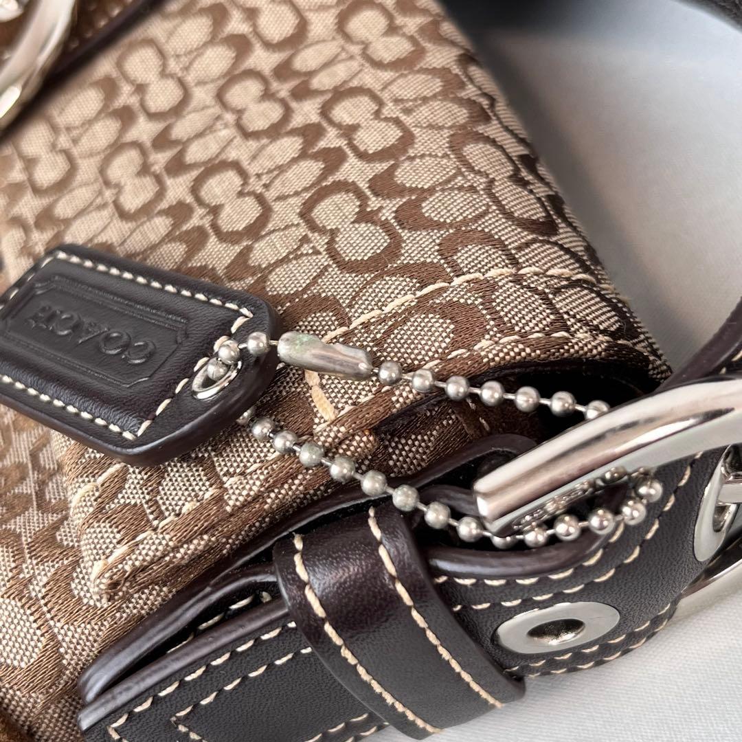 COACH ハンドバック ソーホー シグネチャー ブラウン