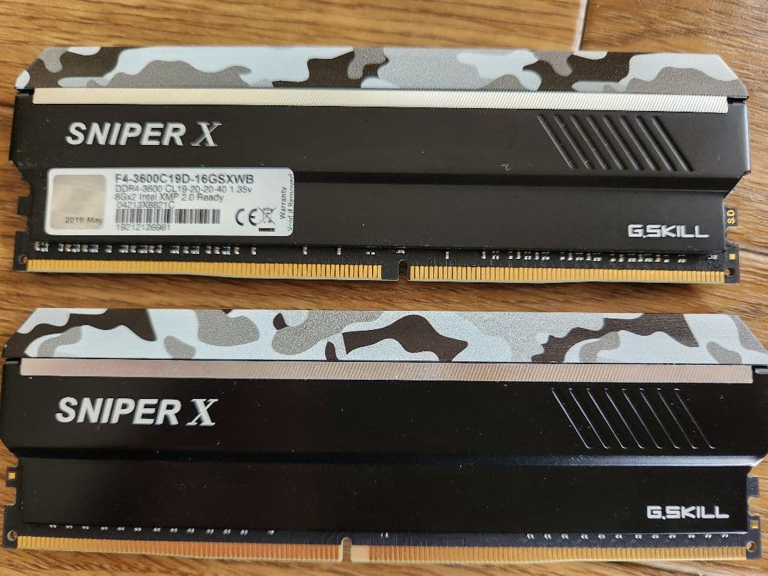 ぬ*く様 G.SKILL Sniper X DDR4 16GB (2x8GB)