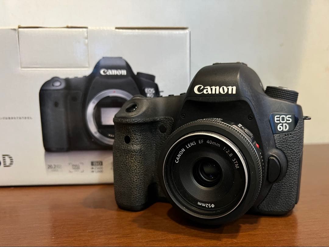 【美品】Canon EOS6D フルサイズ ＋ EF40mm 単焦点レンズセット
