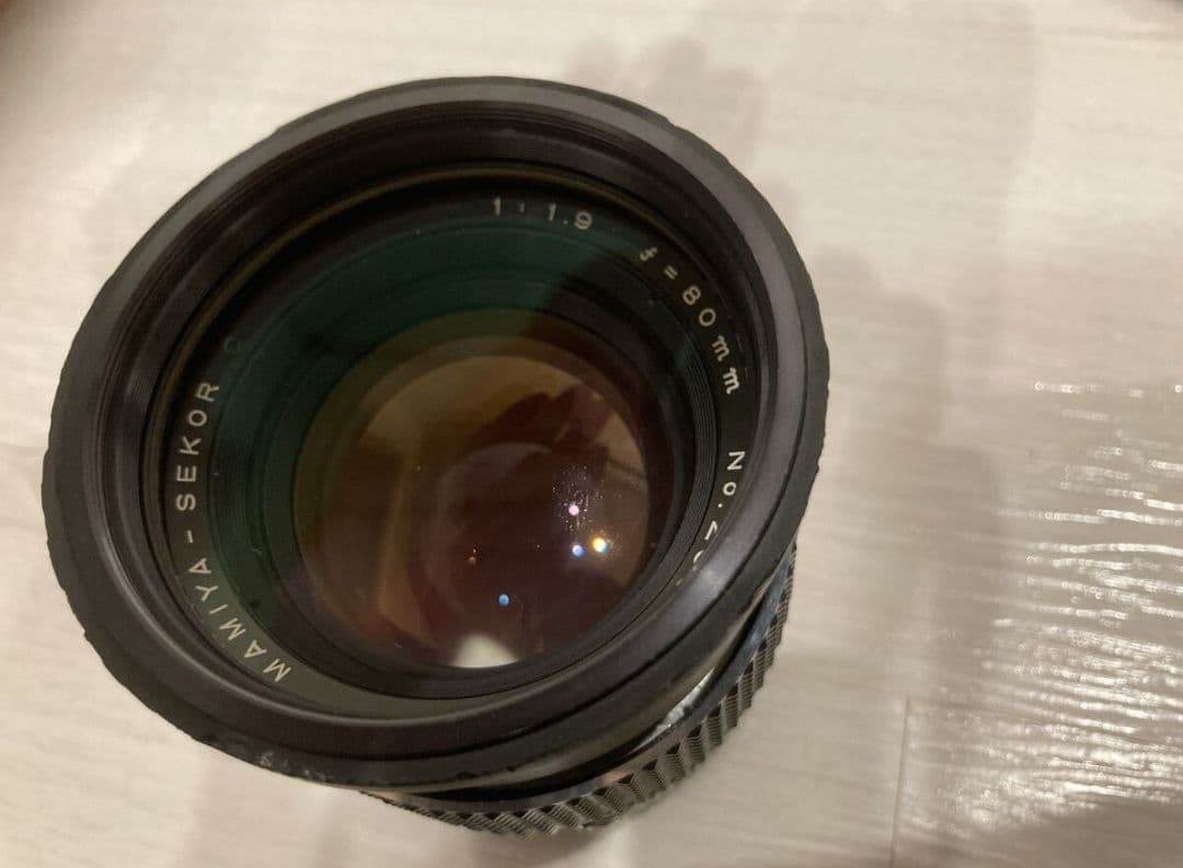 マミヤ 645 80mm f1.9 レンズ　フィルムカメラ　訳あり　中判カメラ