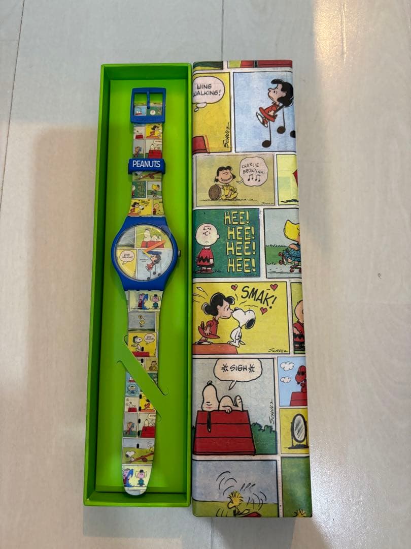 【新品】スウォッチ SWATCH 腕時計 SO29Z108 Peanutsコラボ