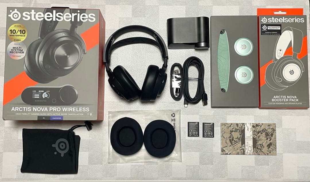 【美品】Arctis Nova Pro Wireless ワイヤレスヘッドセット