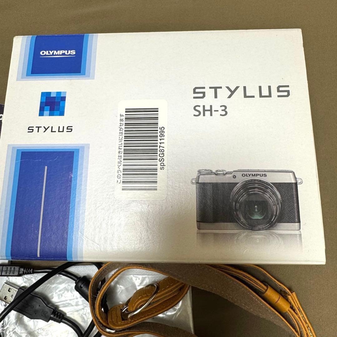 デジタルカメラ OLYMPUS STYLUS SH-3 ボディージャケット付き