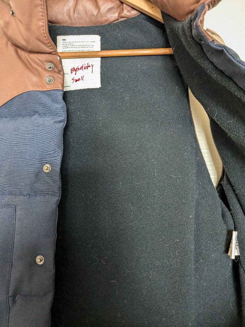 ゆーきー様　TMT レザー ダウンベスト ラムレザー ビンテージ