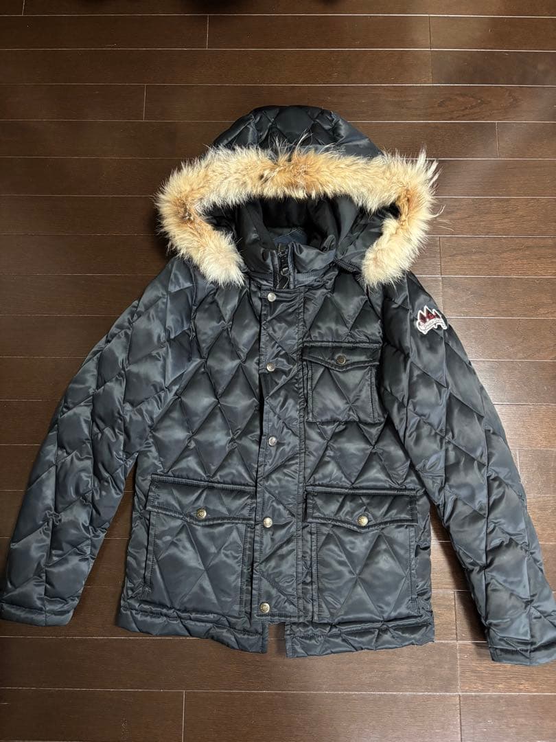 RJB フラットヘッド キルティング ダウンジャケット 38