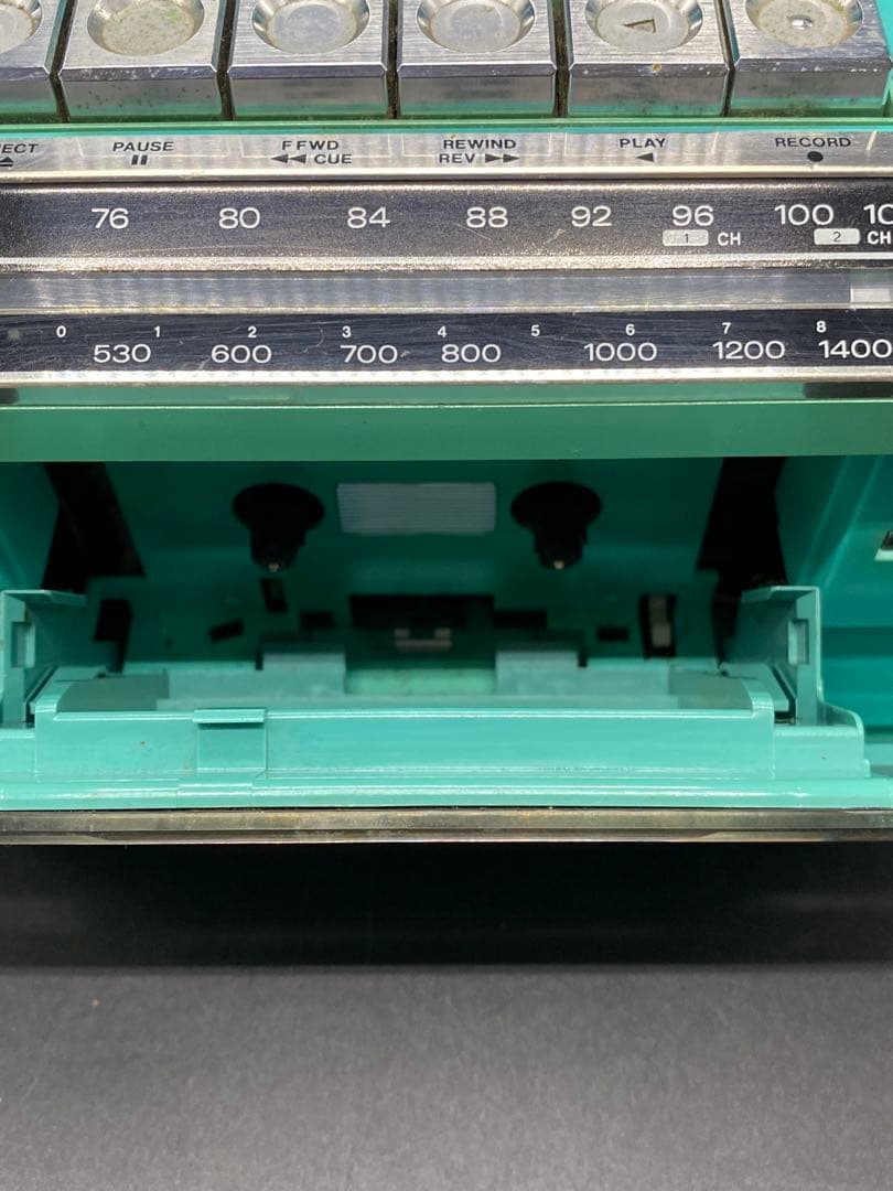 [超超超レア品] サンヨー　ラジカセ　グリーン　MR-U4SF 稼動品　日本製