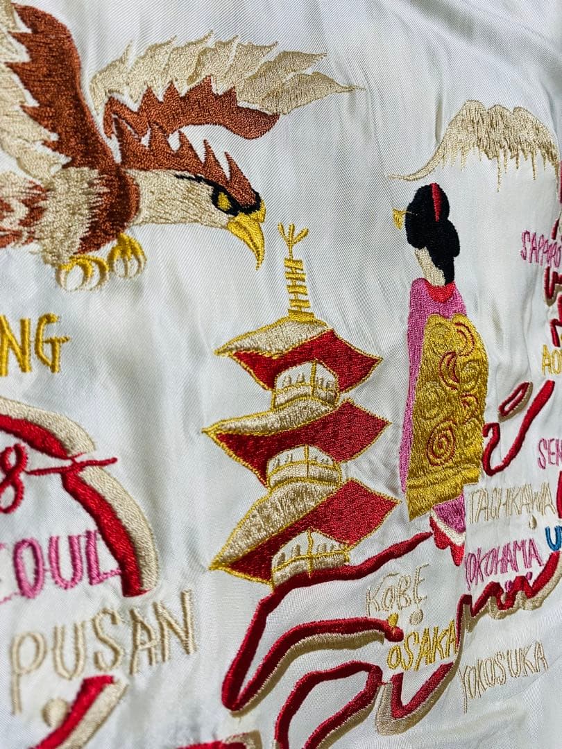 テーラー東洋 x Hinoya スカジャン 日本限定虎　2面用 vintage