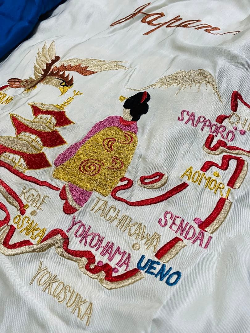 テーラー東洋 x Hinoya スカジャン 日本限定虎　2面用 vintage