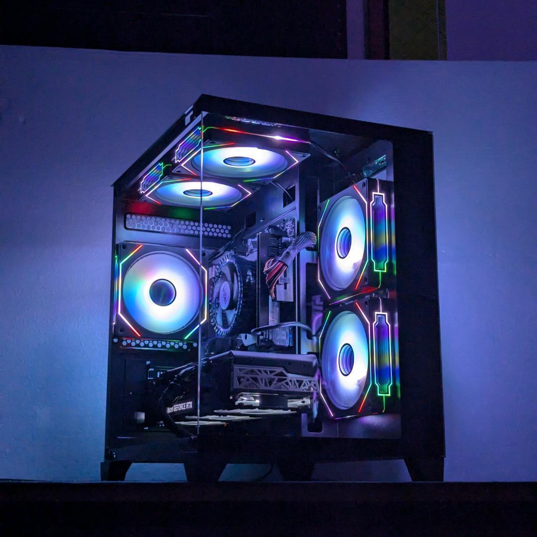 【新品パーツ】✨高性能✨黒い光る✨ゲーミングPC✨RTX3080①