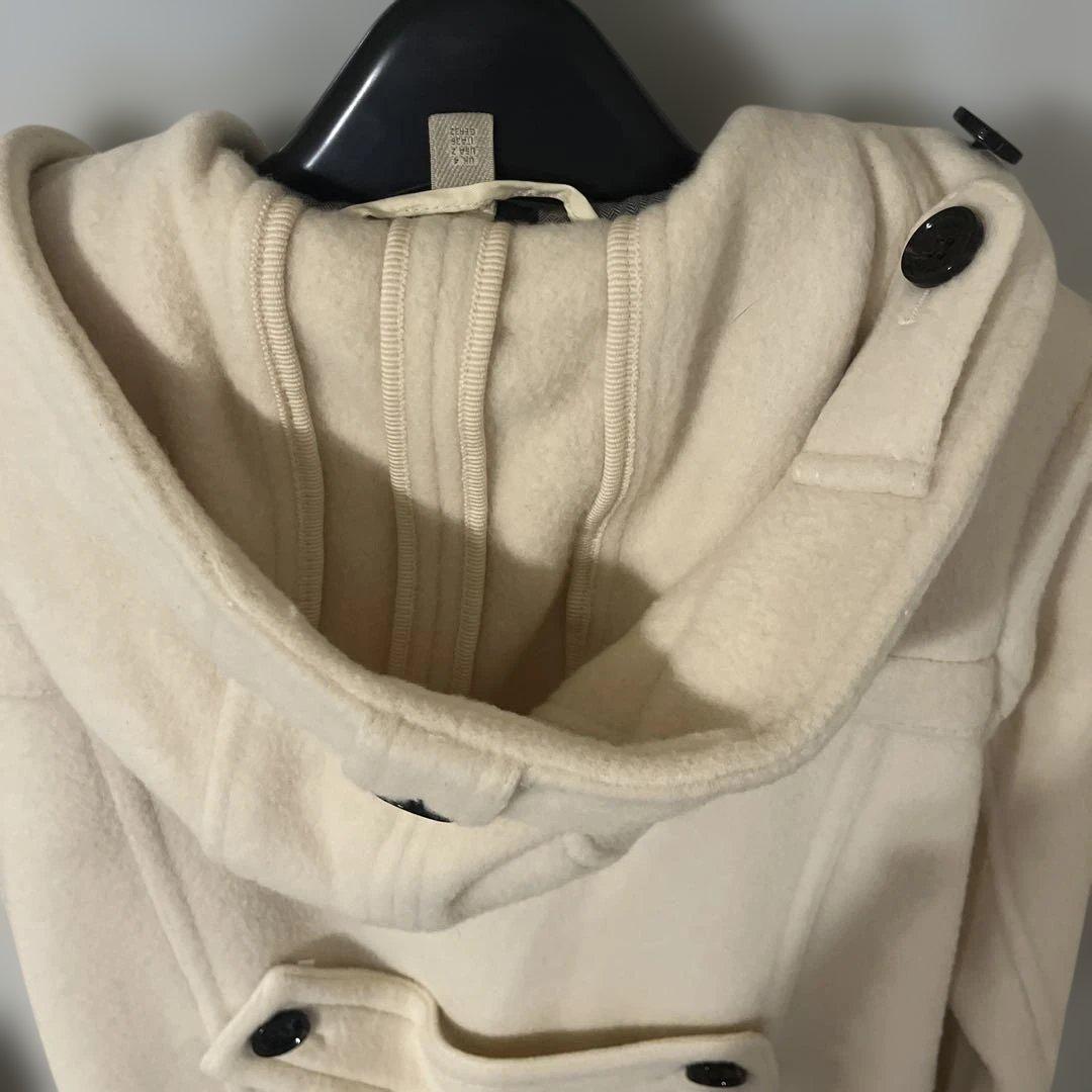 正規品★Burberry Britバーバリー★アイボリー ダッフルコート