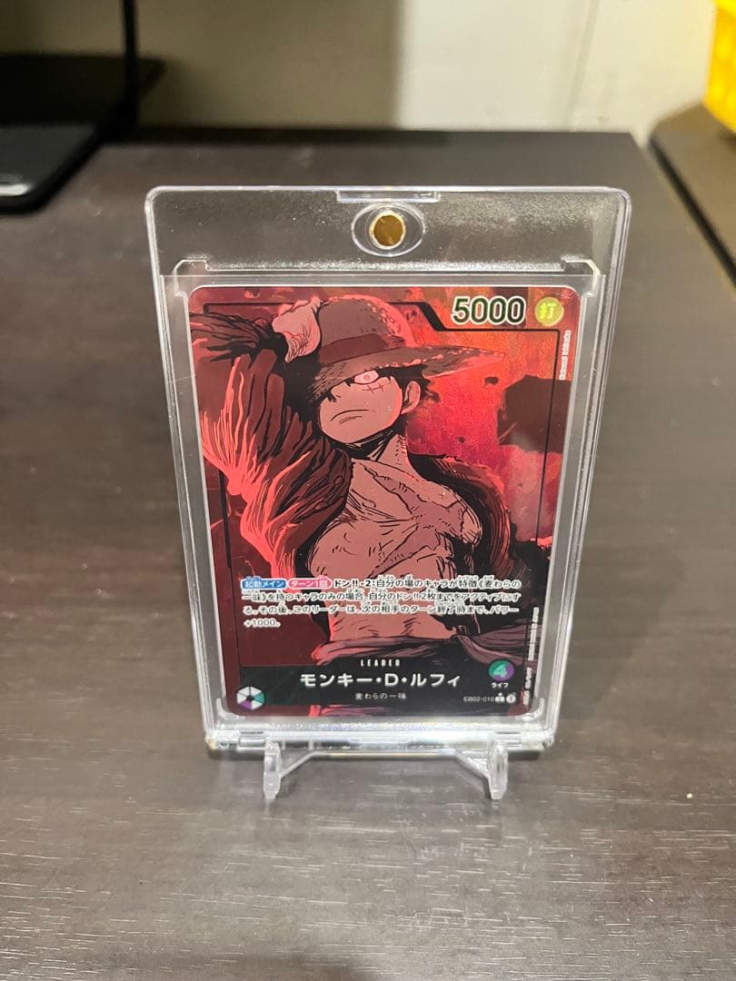 美品モンキー・D・ルフィ LリーダーパラレルEB02-010ローダー、スタンド付