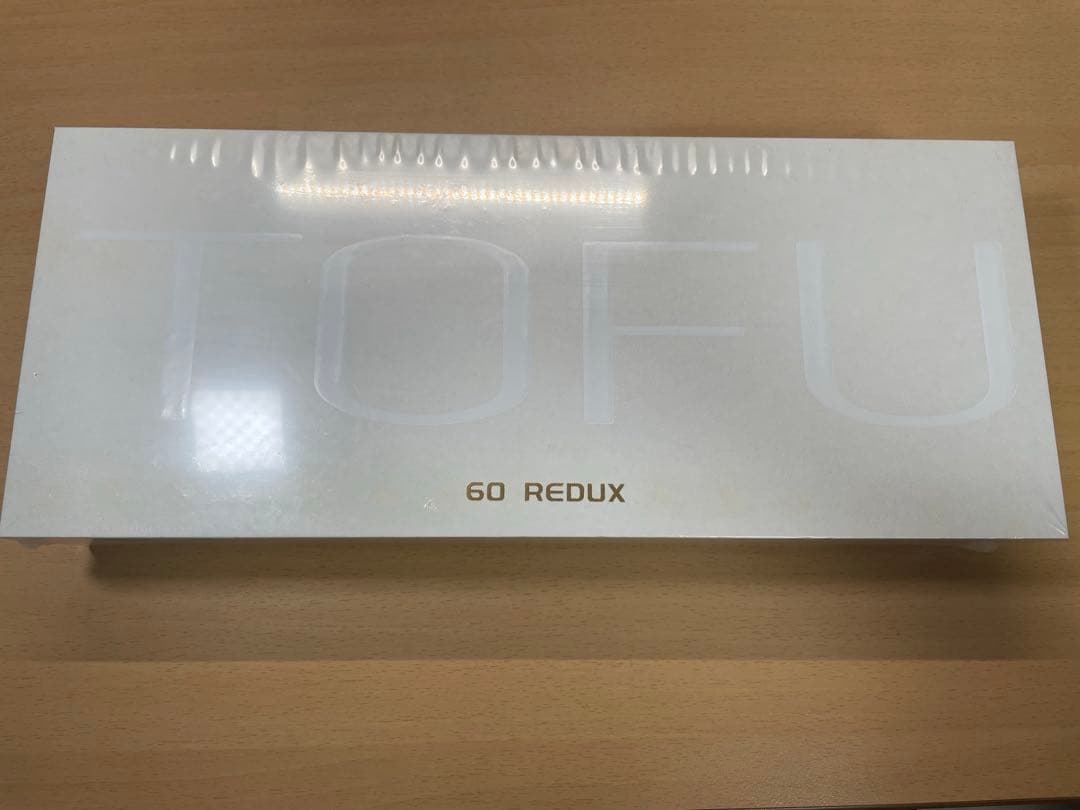 Tofu 60 Redux 1.0 Anodized Silver シュリンク付