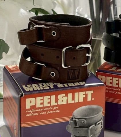 WEEKEND sequel peel&lift レザーブレス BROWN