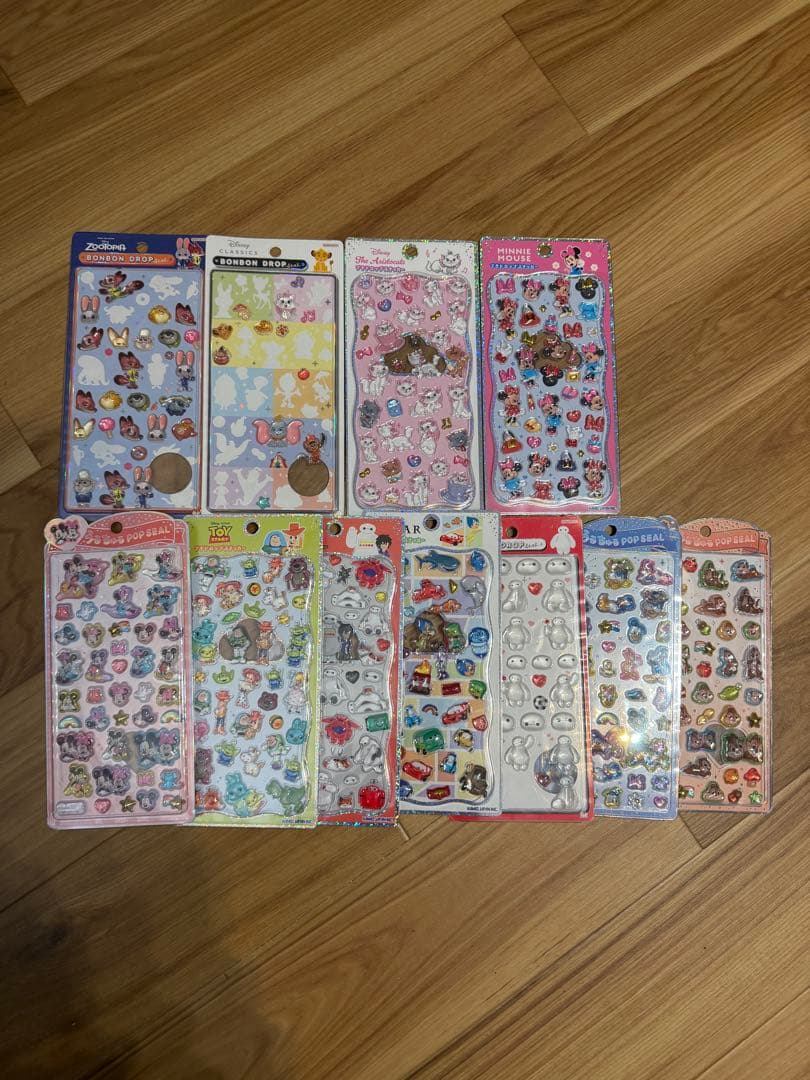 ディズニーボンボンドロップシール うるちゅる プチドロップ