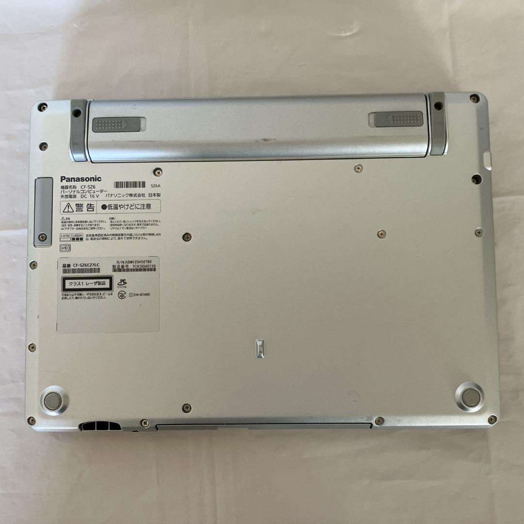 Windowsノート本体 Panasonic Let's note CF-SZ6 i5 8GB/256GB
