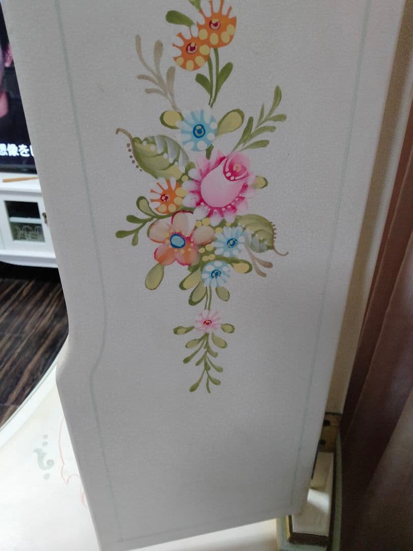 ロココ調　アンティーク　猫足　ドレッサー　三面ミラー