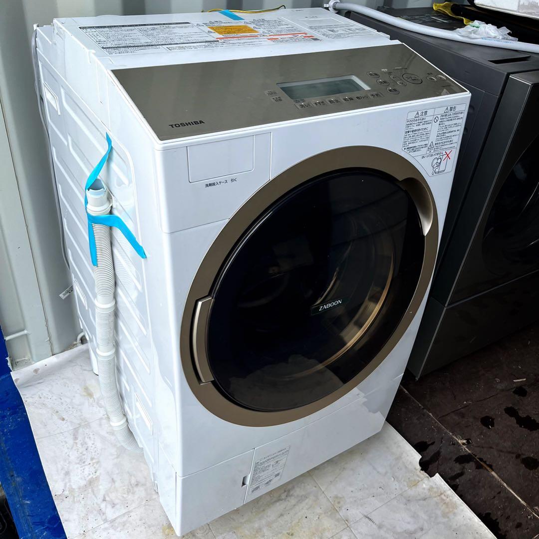 取付無料！東芝ザブーン熱乾燥搭載！ウルトラファインバブル洗浄ドラム式洗濯機！