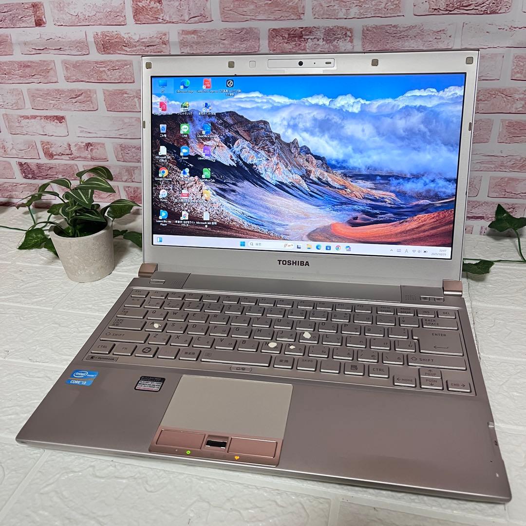 ★中古東芝 750GB メモリ8GB★R731/36DK カメラ ノートPC84