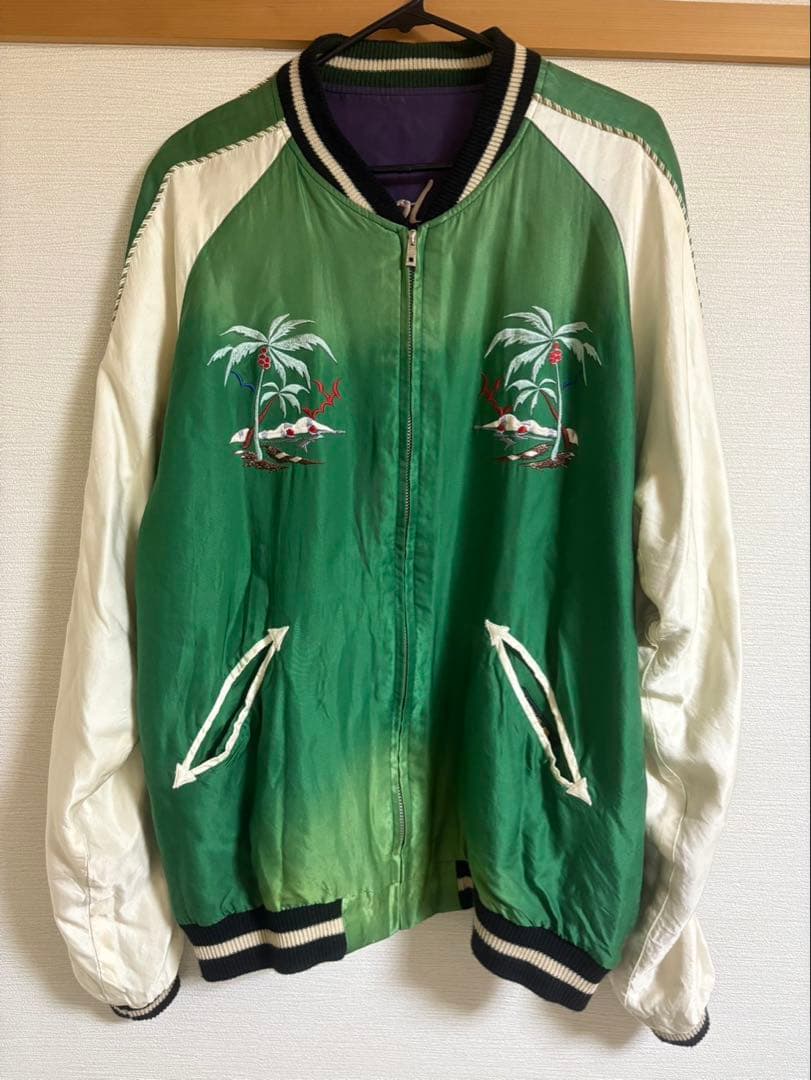 テーラー東洋 TOYO XL エイジング　スカジャン　スーベニアジャケット　港商