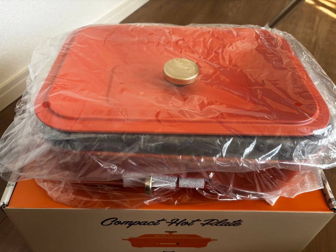 BRUNO コンパクトホットプレート オレンジ