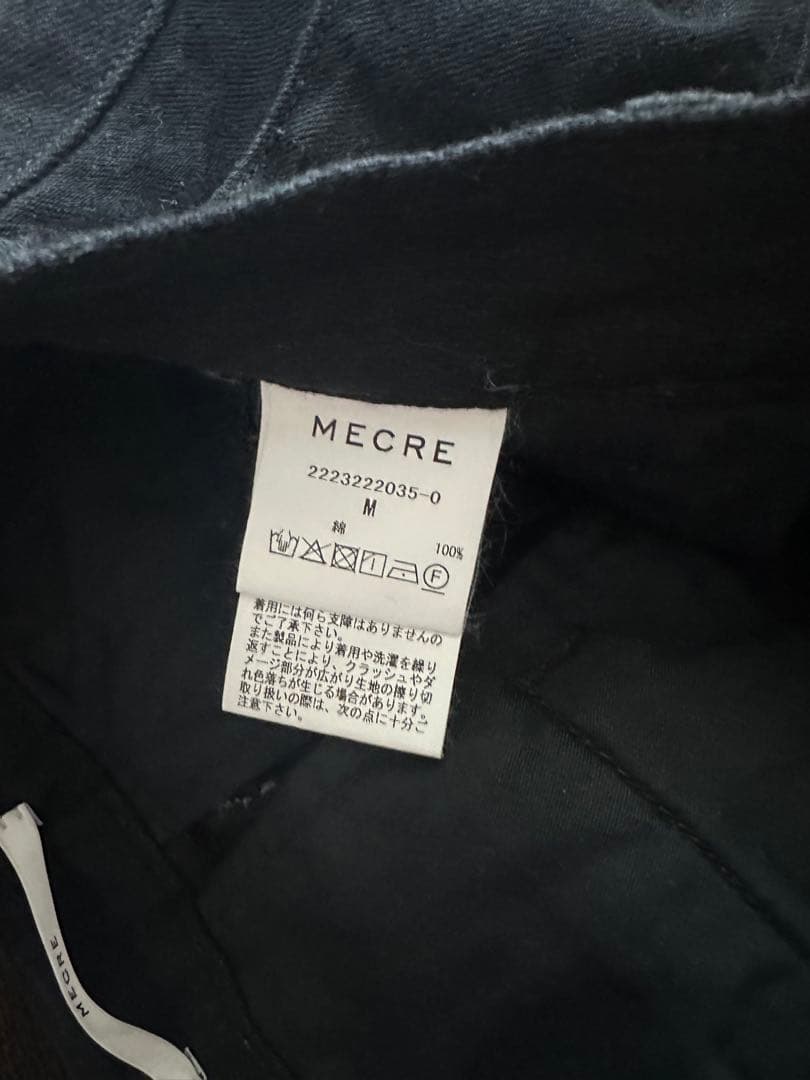 MECRE デニムパンツ　　ブラック　Mサイズ