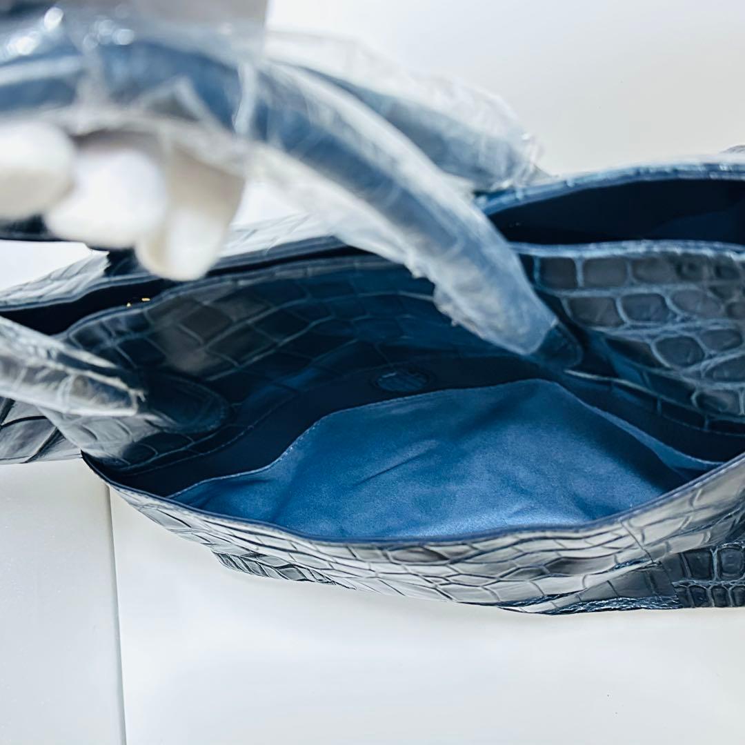 【新品未使用】Alumuco クロコダイル　トートバッグ