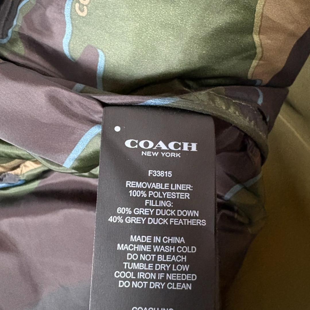 COACH F33815 コーチ 3WAY ダウンライナー付き モッズコート S