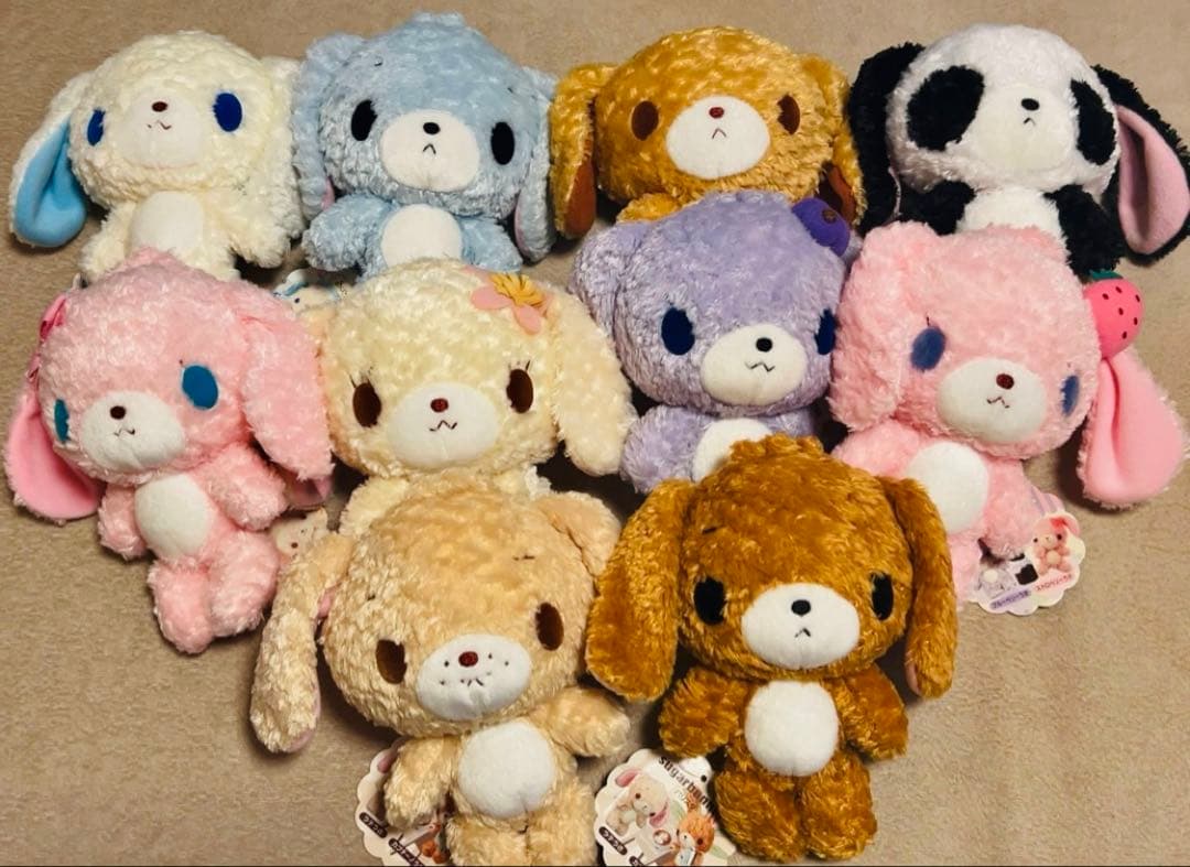超希少 新品タグ付き シュガーバニーズ ぬいぐるみ 10体セット