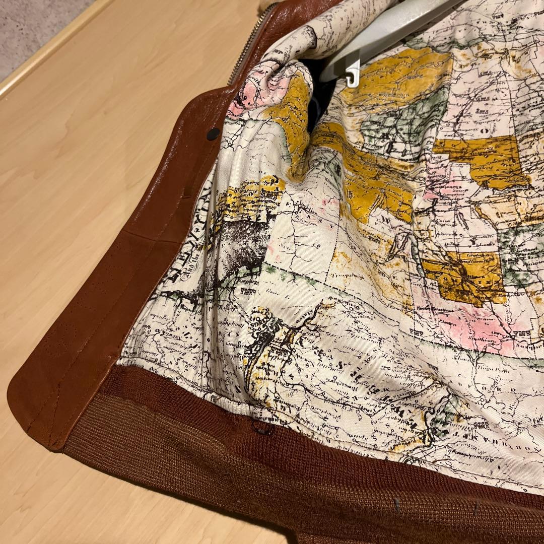 【極美品】TMTゴートレザーフライトジャケット