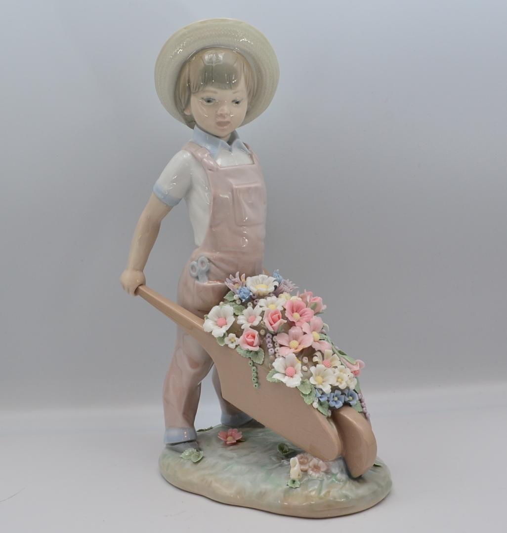 花車　＃1283　★リヤドロ　スペイン　ポーセリン　ヴィンテージ　欠けあり