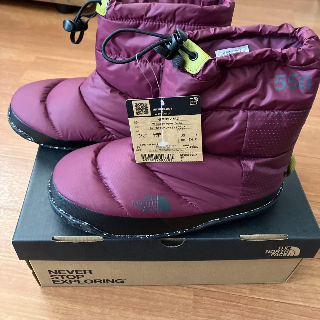 新品タグ付きthenorthface ヌプシ nupse ブーツ24cm 希少