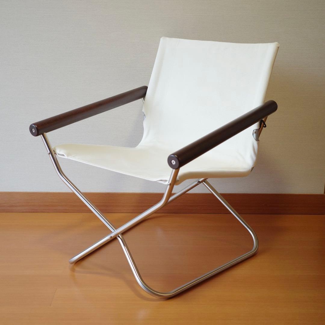 ニーチェアエックス80　ダークブラウン／ホワイト