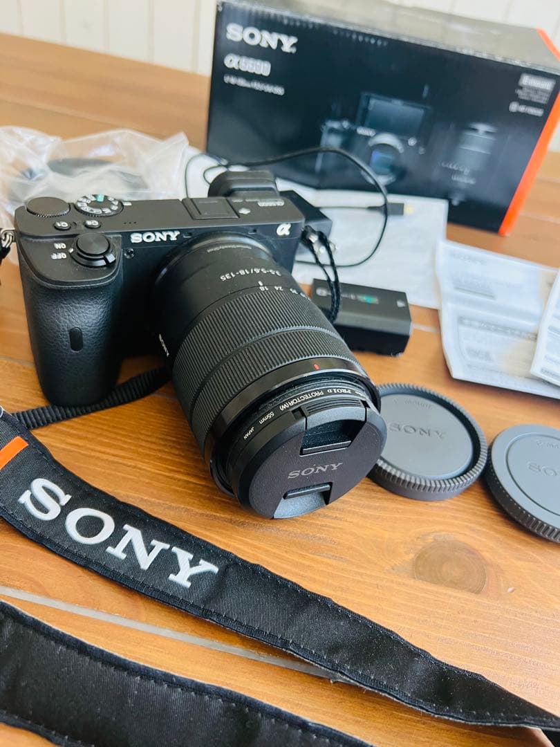 【ほぼ未使用】SONY α6600 ミラーレス一眼カメラ 35-56mmレンズ付