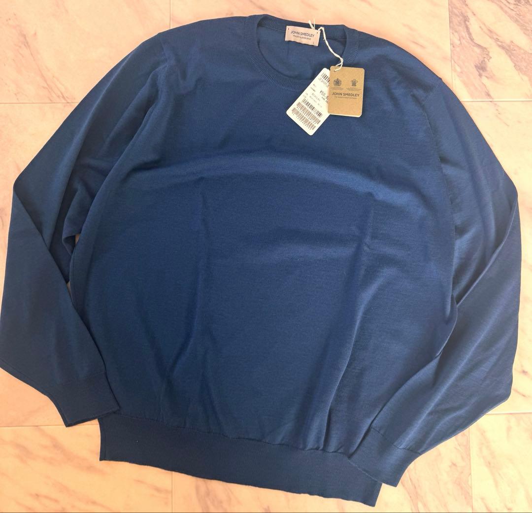 【新品未使用】JOHN SMEDLEY（ジョンスメドレー）クルーネック ニット
