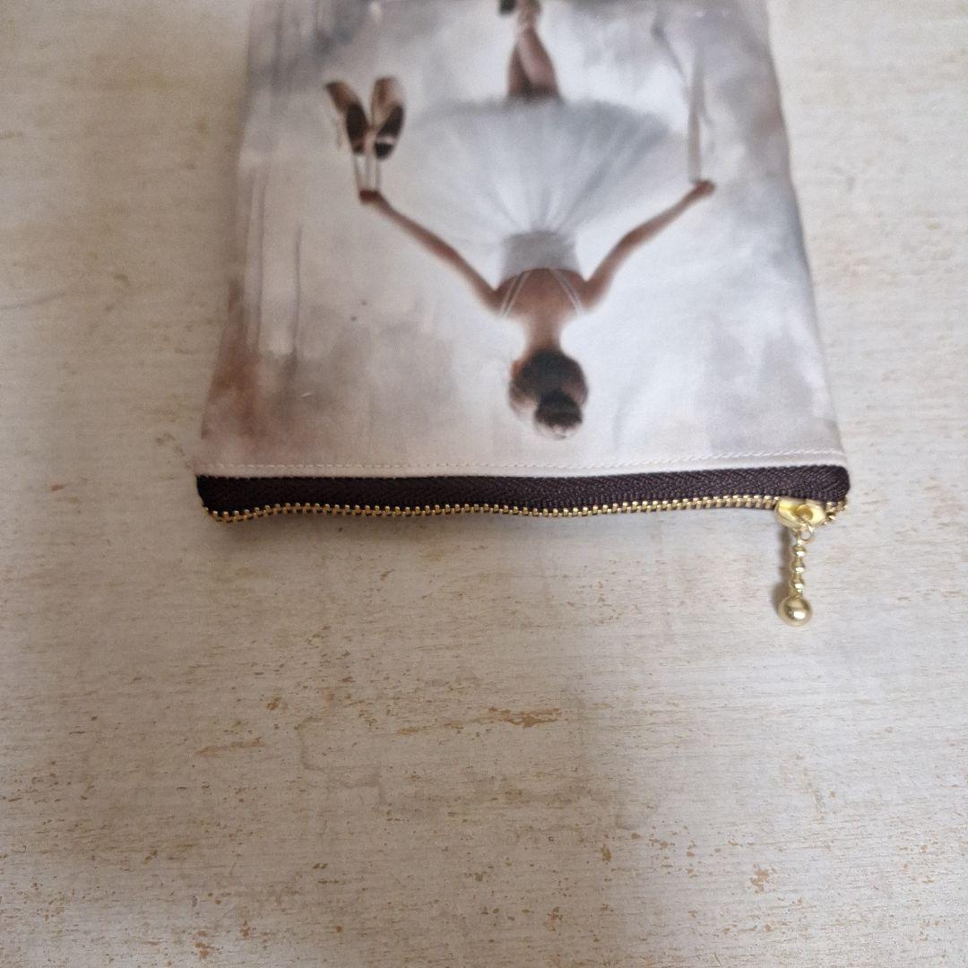 激レア女の子とねこパネル生地　ハンドメイド　布バスケット　フラットポーチ