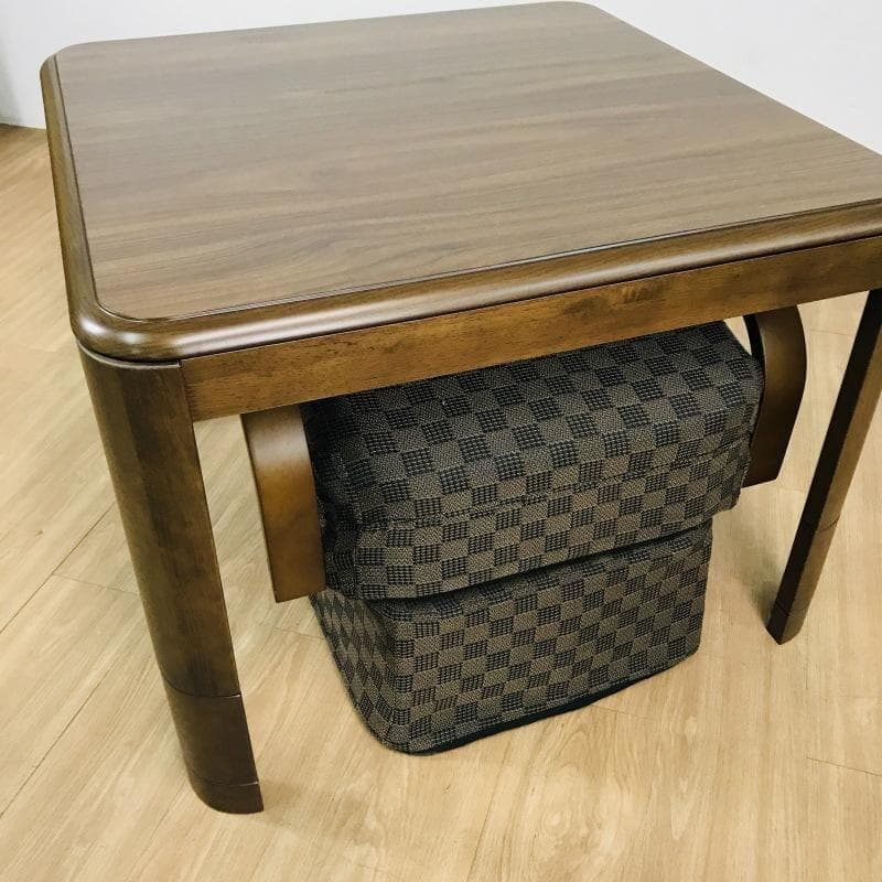 ソファーでも使える　4段階高さ調整リビングこたつ75