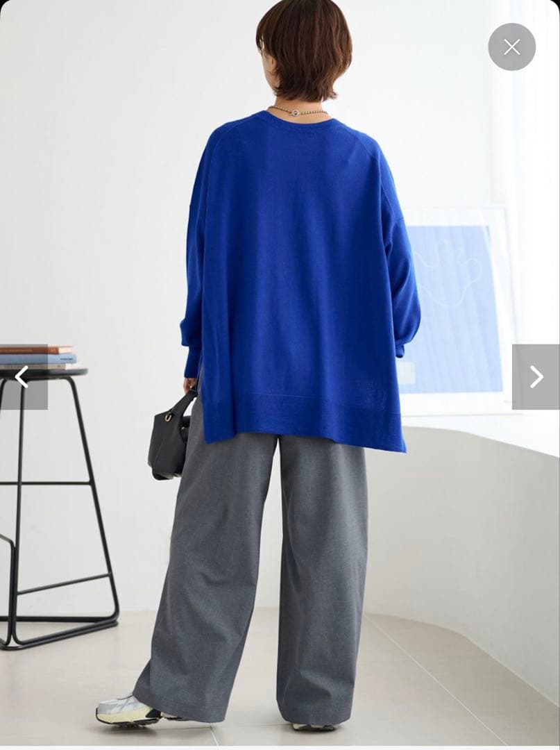 新品 ジャーナルスタンダード BiellaYarnワイドクルーネックプルオーバー