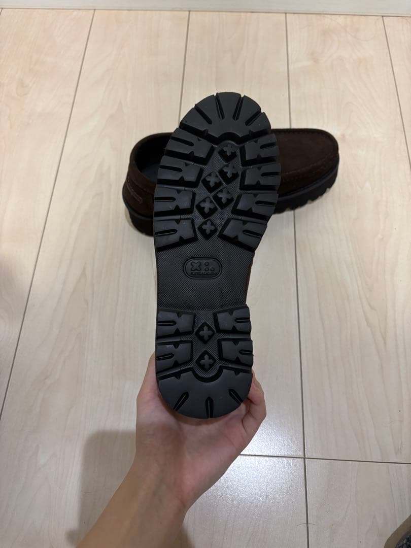 美品　カミナンド　ブラウン スウェード　ローファー　24センチ　7