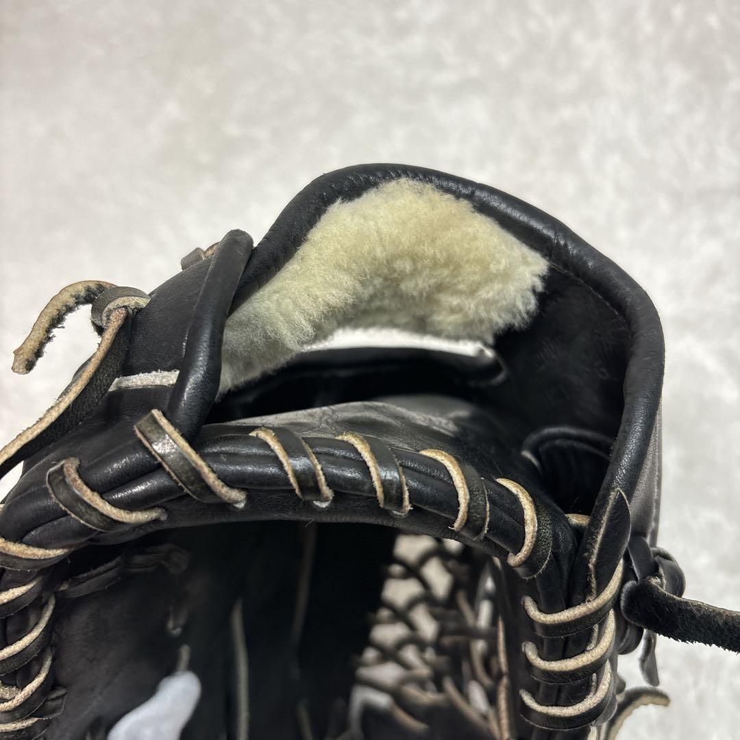 アシックス ゴールドステージ 軟式グローブ　一般用　外野手　ブラック