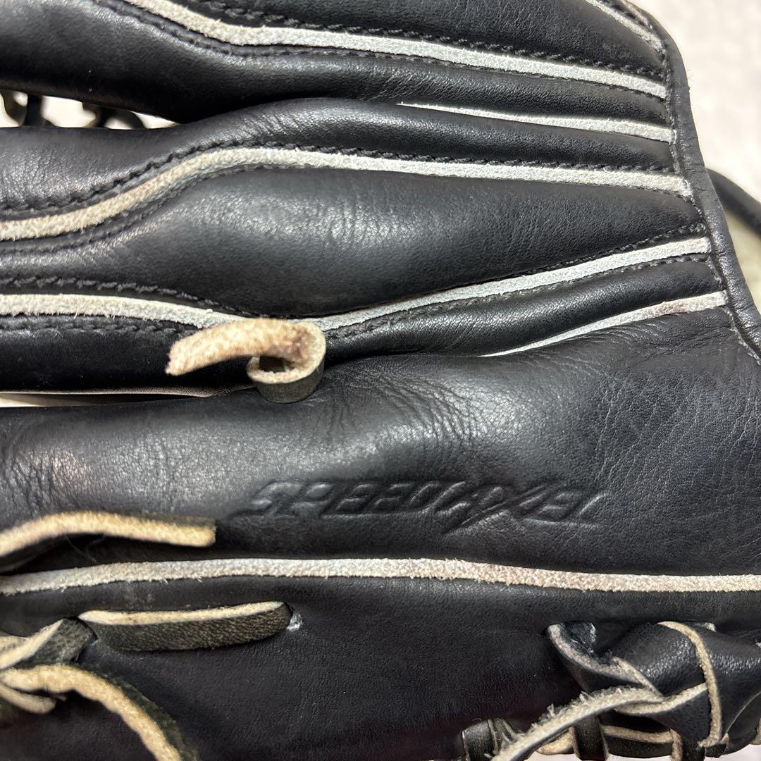 アシックス ゴールドステージ 軟式グローブ　一般用　外野手　ブラック