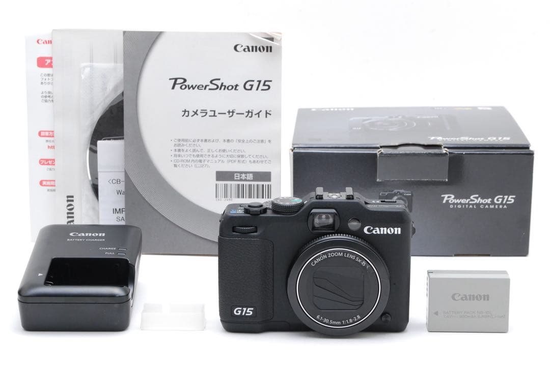 ✨極美品✨キャノン Powershot G15❤携帯性抜群の高級コンデジ！