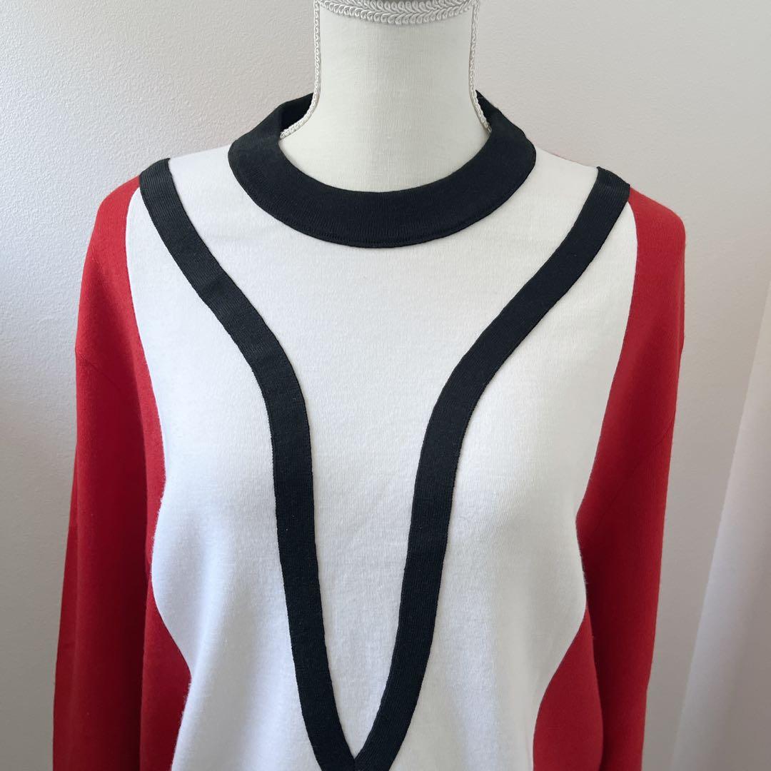 ルイヴィトン オールドスクール　カラーブロックセーター　レディース　XL